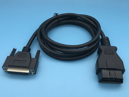 Varón del Pin J1962 de OBD2 OBDII 16 a DB25 Pin Female Connector Cable