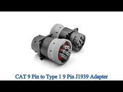 CAT 9 Adaptador de pin a tipo 19pin J1939 para excavadoras de orugas