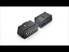 OBD 2 OBD2 16 pines J1962 Conector masculino con pines curvos