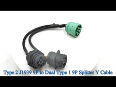 Tipo 2 J1939 para el cable de división cuadrado y roscado Tipo 1 J1939