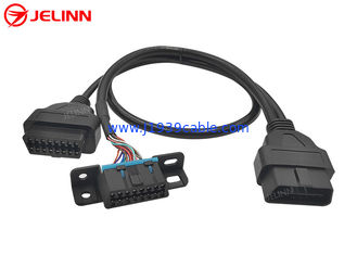 OBD2 OBDII Male to GM OBD2 Female and OBD2 Female Splitter Y Cable