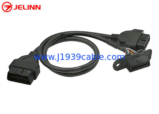 OBD2 OBDII Male to Volvo OBD2 Female and OBD2 Female Splitter Y Cable