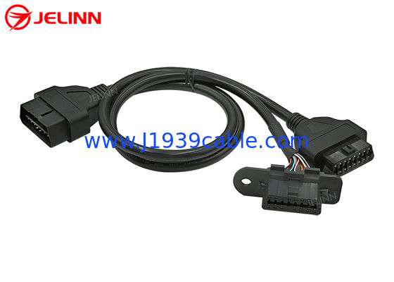 OBD2 OBDII Male to Volvo OBD2 Female and OBD2 Female Splitter Y Cable