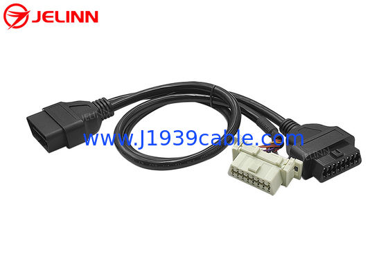 OBD2 OBDII Male to Honda OBD2 Female and OBD2 Female Splitter Y Cable