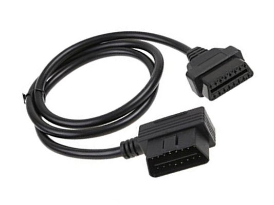 Varón de ángulo recto del OBD OBD-II J1962 a la extensión femenina alrededor del cable
