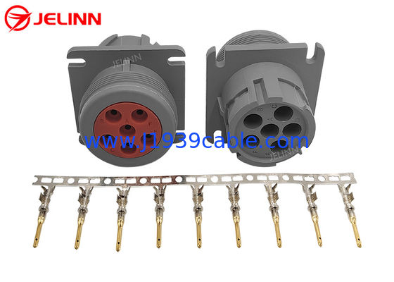 J1708 Conector de 6 pines alemán HD10-6-12P