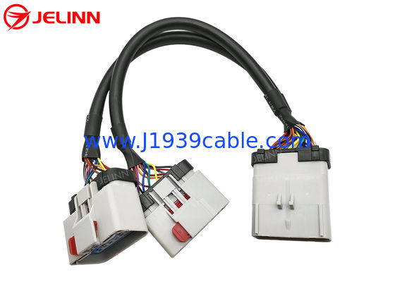 RP1226 14 pin 14 pin uno macho a doble mujer splitter Y cable