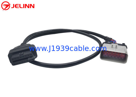 14 Pin RP1226 Cables masculino a OBD2 J1962 femenino para 2019 y camiones pesados más nuevos en América del Norte