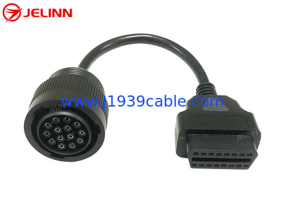 CAT 14 Cable de diagnóstico de pin a OBD 2 OBD2 de 16 pin para Caterpillar