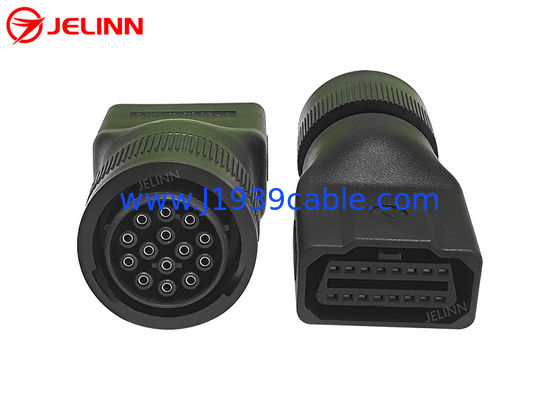 CAT 14 Adaptador femenino de pin a OBD 2 OBD2 16 pin a 16 pin para Caterpillar