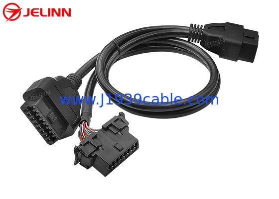 Cable femenino del varón de OBD2 OBDII a Hyundai y de la hembra y OBD2 del divisor de Kia OBD2 Y