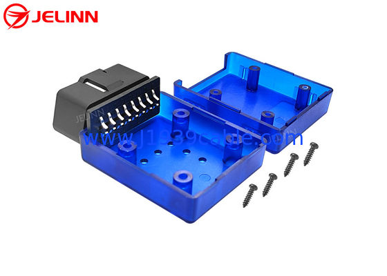 OBD2 Revestimiento OBD 2 Casilla con conector de pin curvado