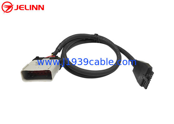 PT30 Cable de dispositivo ELD 14Pin RP1226 Cable para el dispositivo de registro electrónico camiones pesados en América del Norte
