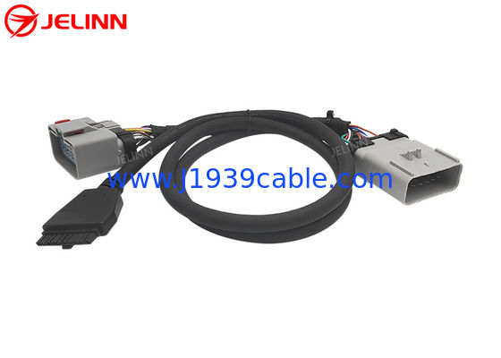 PT30 Cable de dispositivo ELD 14Pin RP1226 Y Cable para el dispositivo electrónico de registro camiones pesados en América del Norte